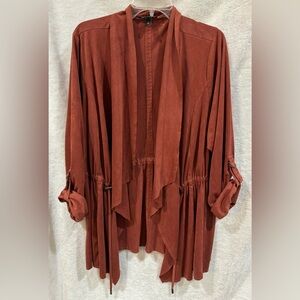 Torrid Faux Suede Jacket/Cardigan